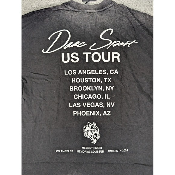Darc Sport Shirt Mens Medium You Weren't There‎ Memento Mori US Tour 2024 Tee - Picture 6 of 10